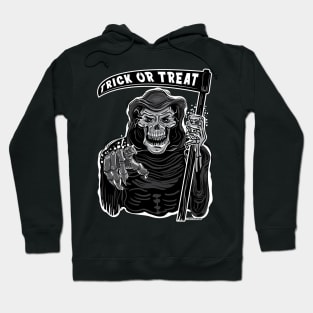 Grim Reaper Trick or Treat by eShirtlabs Hoodie